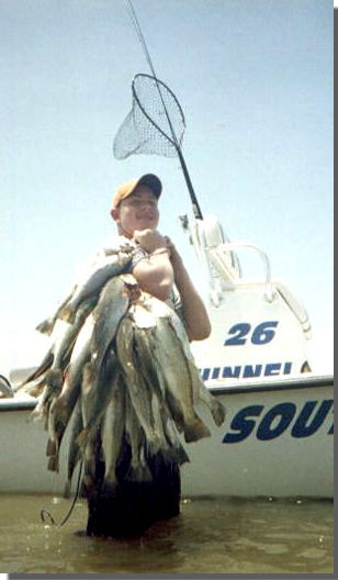 Captain Mike Powell's All Season Guide Service, Fishing Port O'Connor,Matagorda Palacios Bay Systems.