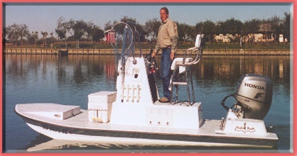 Captain Ron's 2005 Shallow Sport poweres by a 150  H.P. Honda.