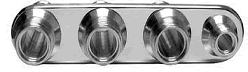 Bulkhead Plates Allow for convenient pass through of A/C and heater lines through the firewall or kick panel