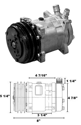 Compressors Offered In Three Finishes & Three Belt Configurations