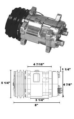 Compressors Offered In Three Finishes & Three Belt Configurations