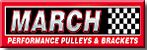 March Performance Pulleys and Brackets.